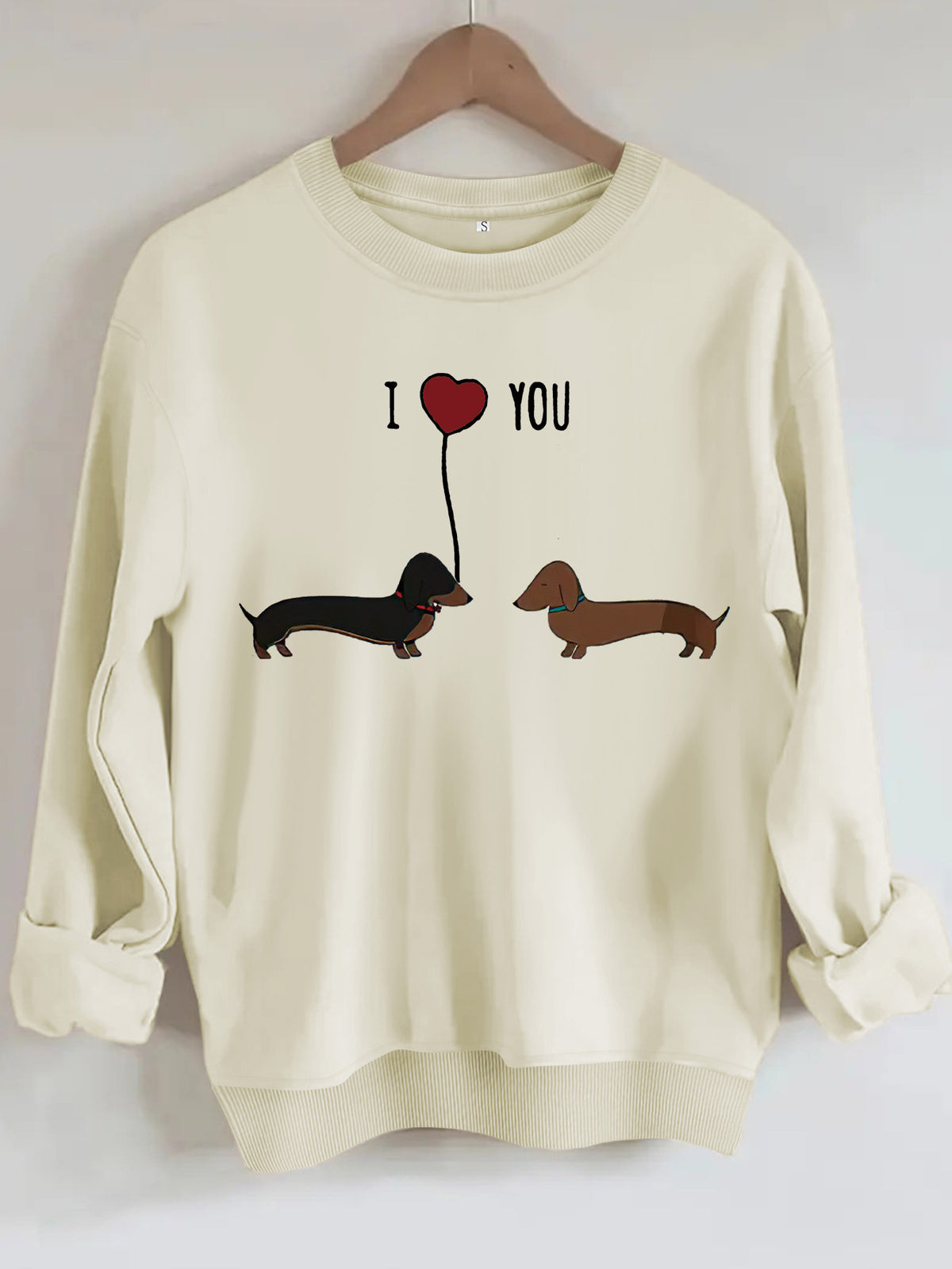 Two dog print hoodies
