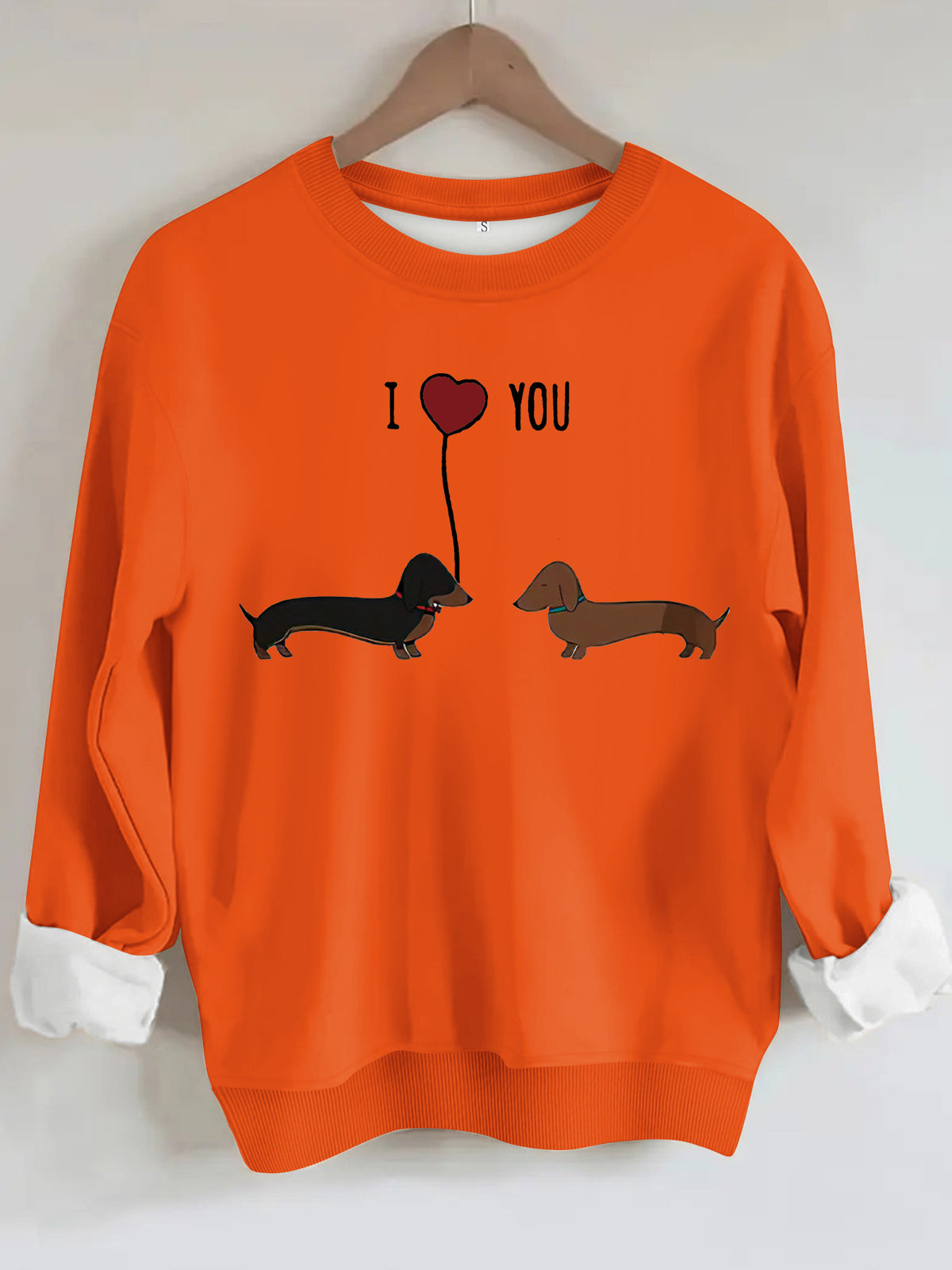 Two dog print hoodies
